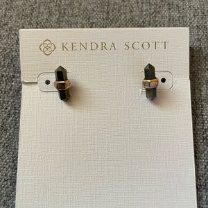 Kendra Scott Gray/Green Studs